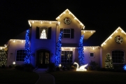 Ice Flurry Light Links and 3D Swan and Blue LED